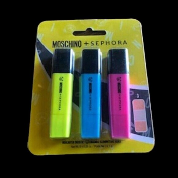 Moschino x Sephora Office Cheek Liquid Eyeliner Set - 2 New Makeup Products - Picture 3 of 3